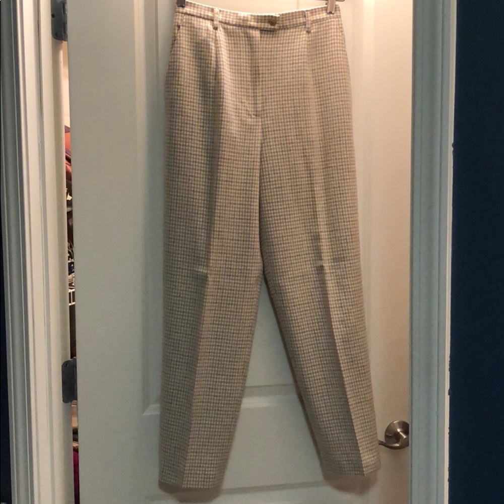 Vintage cropped wool pant